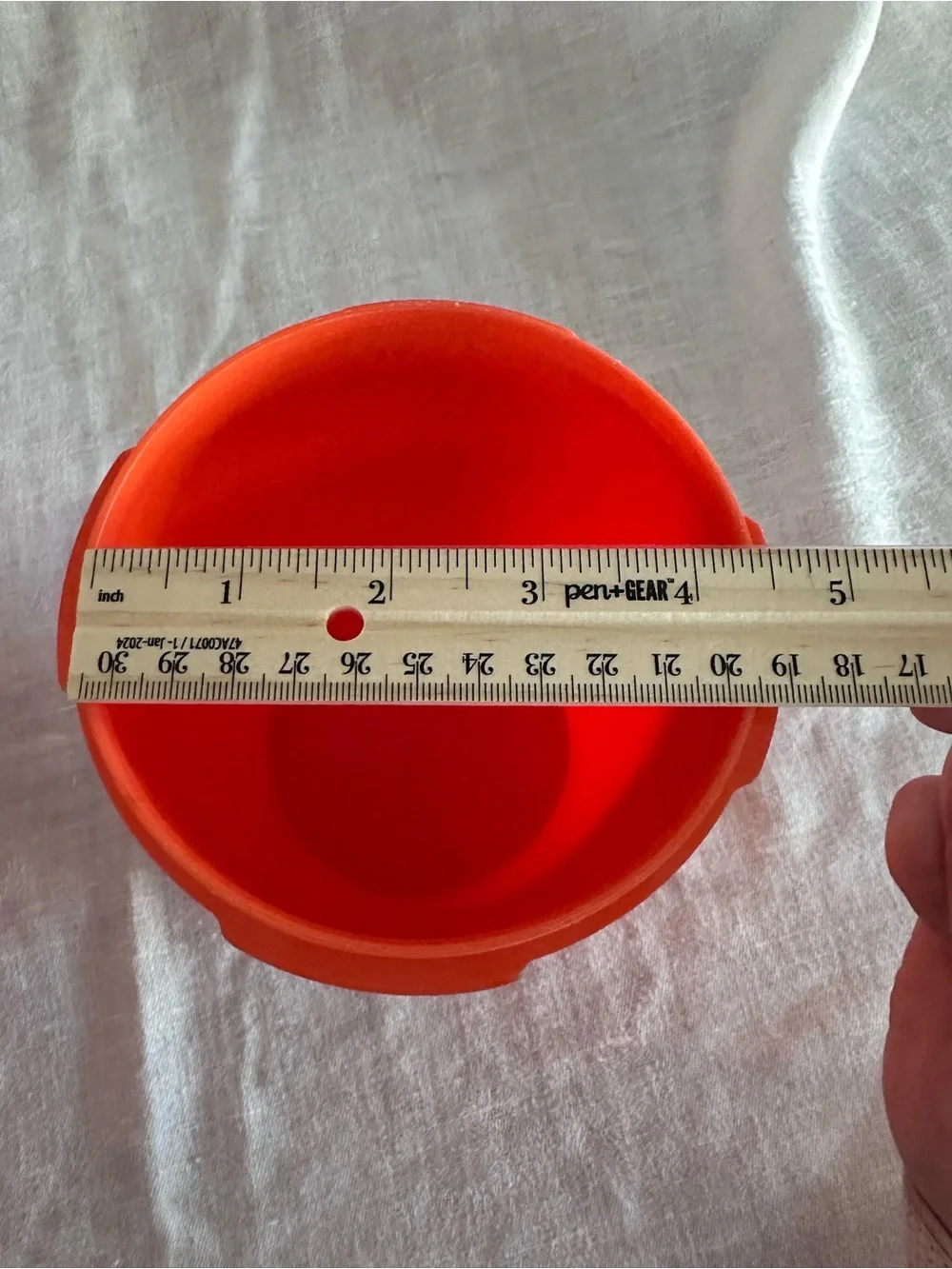 Vintage Orange Tupperware Servalier Canisters